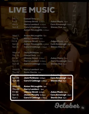 Locandina: Live music – Cara & Cabbage, Steves Duo